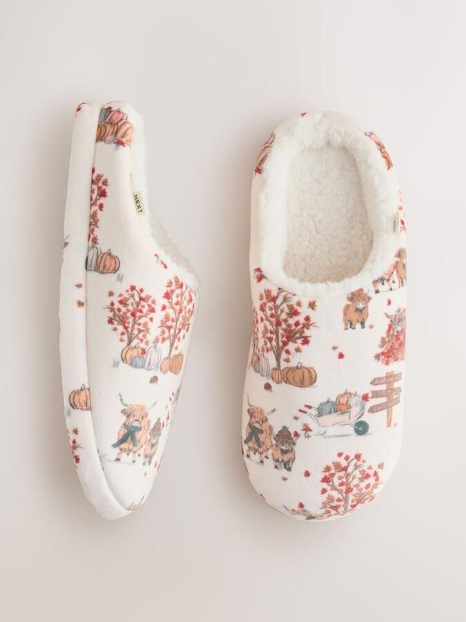 Next Huisschoenen crème gemengde kleuren - Foto 2