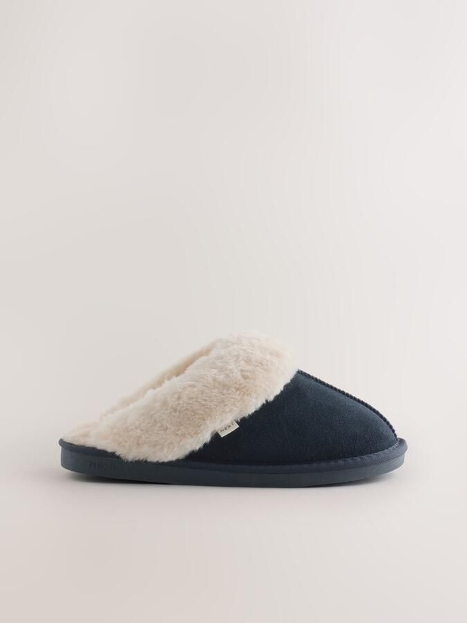 Next Huisschoenen crème navy - Foto 5