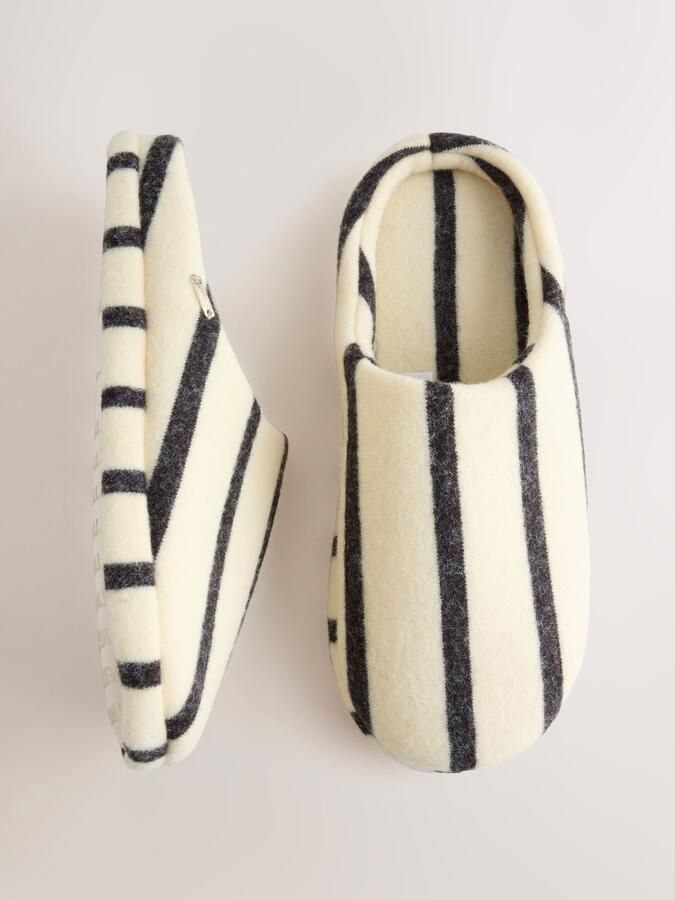 Next Huisschoenen crème zwart - Foto 5