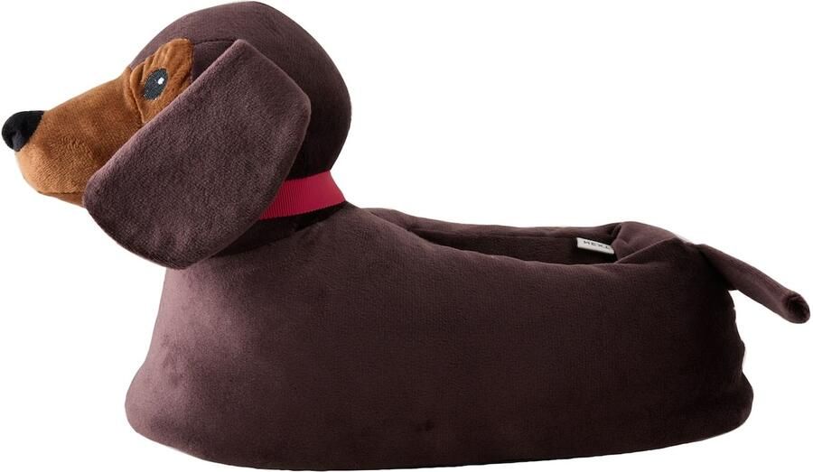 Next Huisschoenen 'Dackel' chocoladebruin