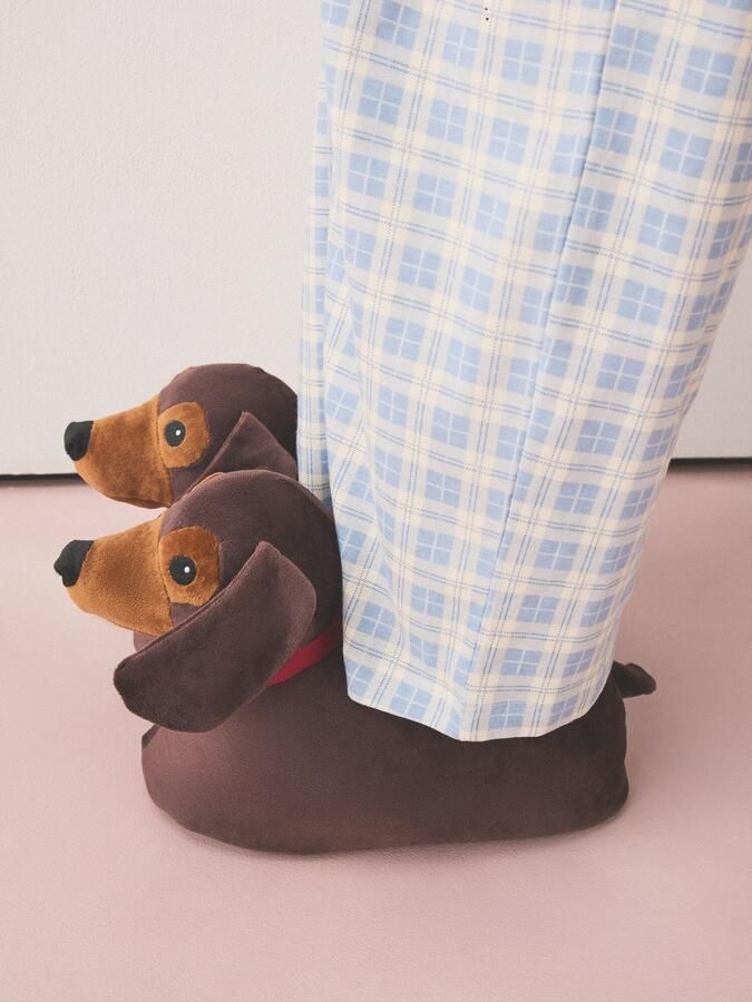 Next Huisschoenen 'Dackel' chocoladebruin - Foto 2
