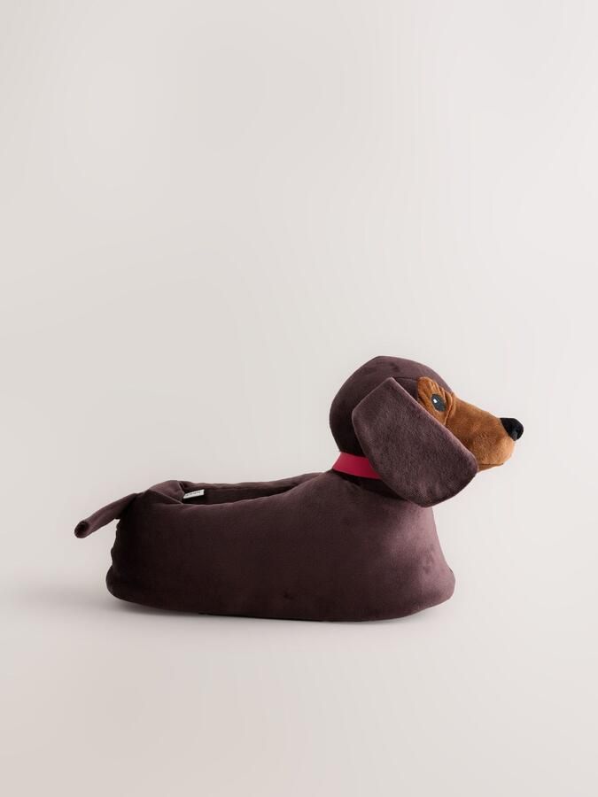 Next Huisschoenen 'Dackel' chocoladebruin - Foto 5