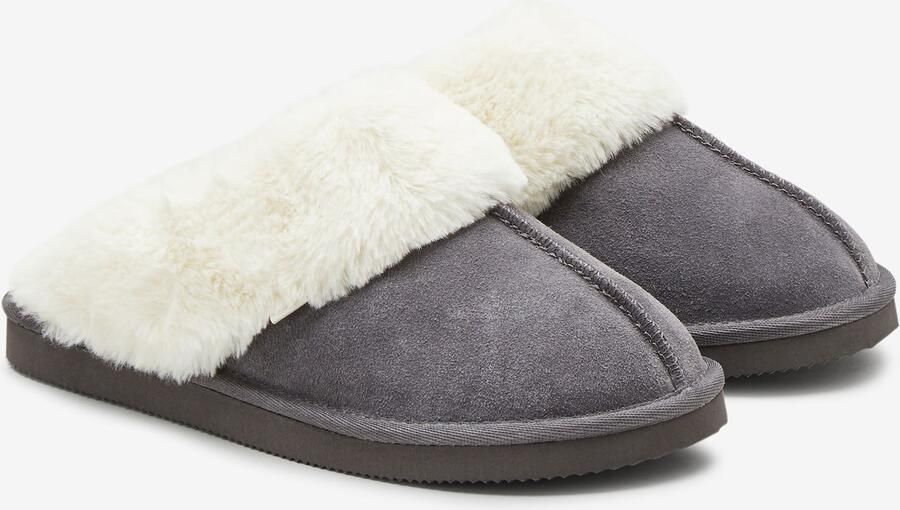 Next Huisschoenen donkergrijs wit - Foto 5