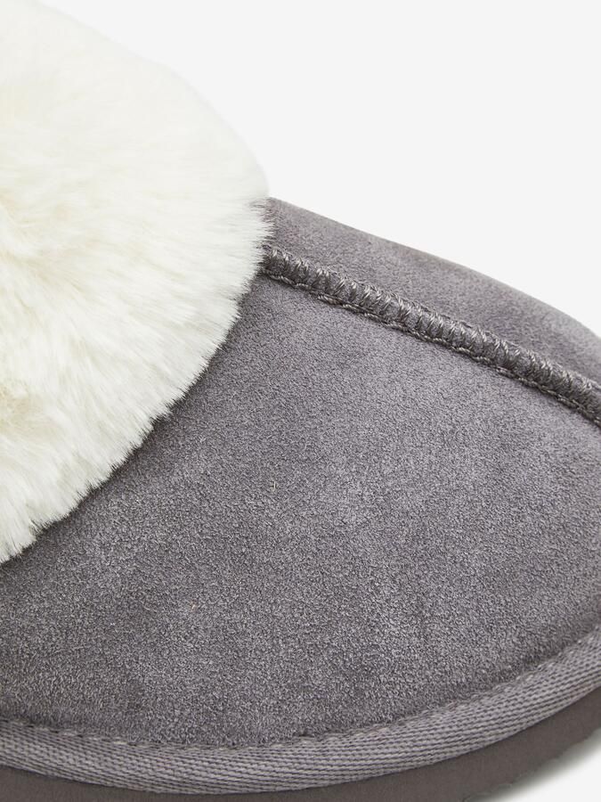 Next Huisschoenen donkergrijs wit - Foto 4