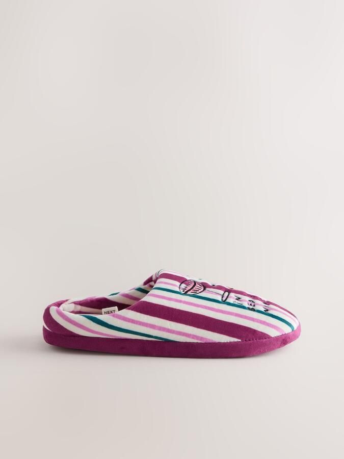 Next Huisschoenen donkergroen orchidee bessen wit - Foto 6