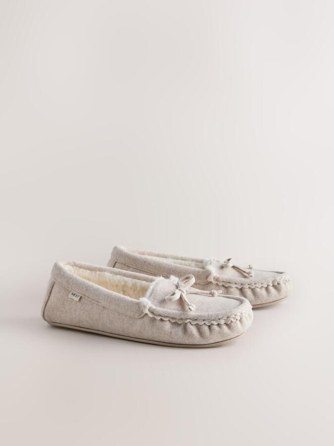Next Huisschoenen ecru - Foto 3