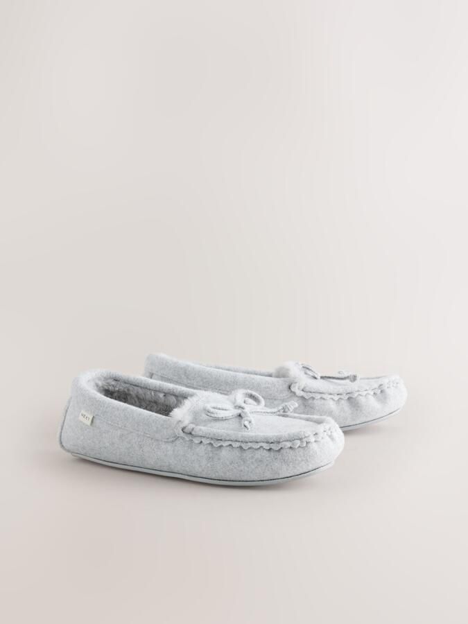 Next Huisschoenen grijs - Foto 4