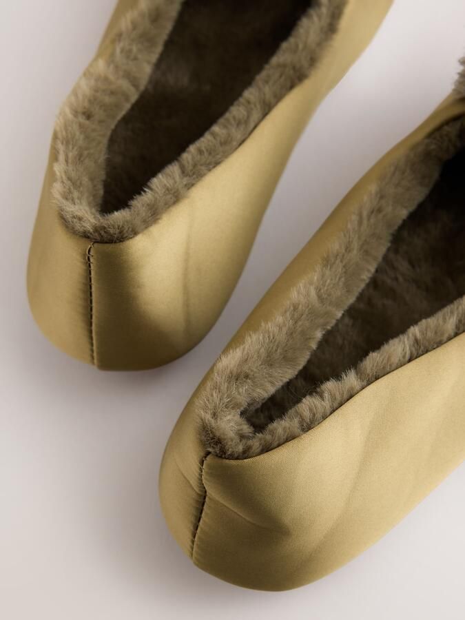 Next Huisschoenen grijs olijfgroen - Foto 2