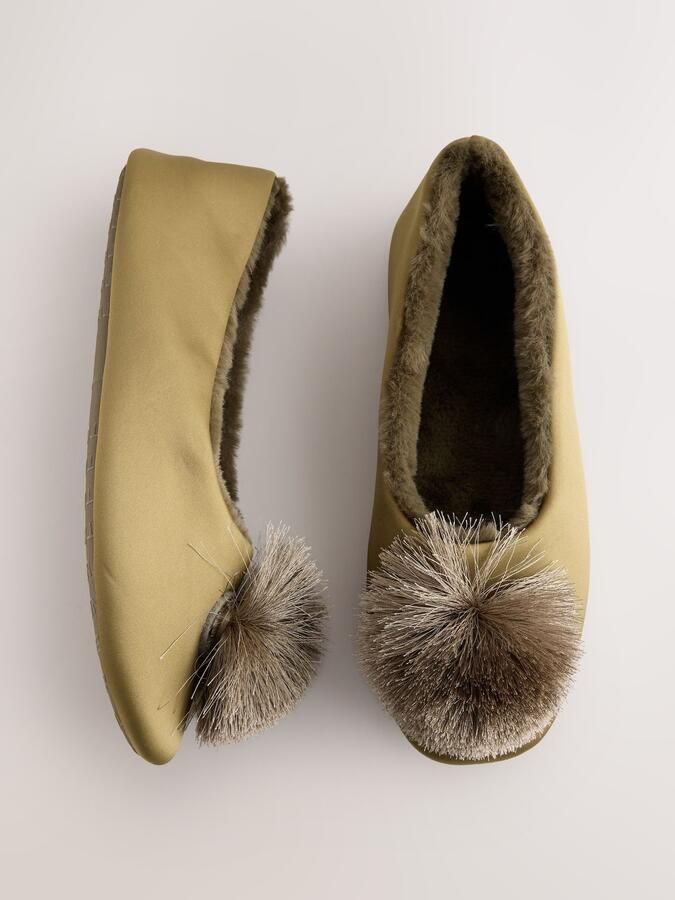 Next Huisschoenen grijs olijfgroen - Foto 6