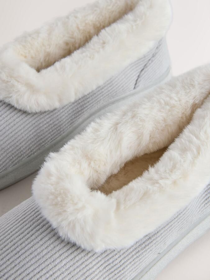 Next Huisschoenen grijs wolwit - Foto 3