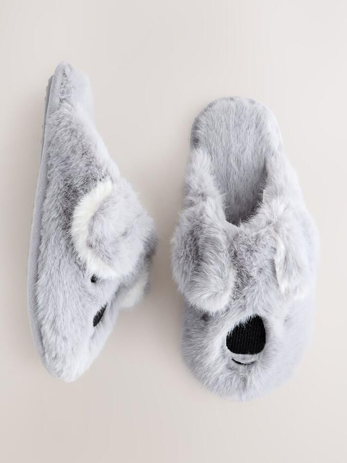 Next Huisschoenen grijs zwart - Foto 2