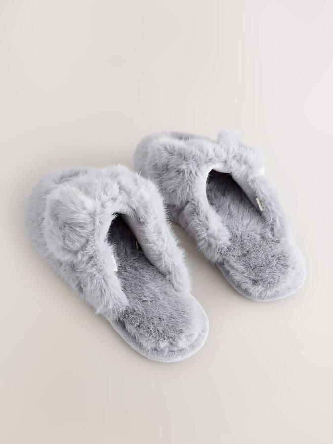Next Huisschoenen grijs zwart - Foto 4