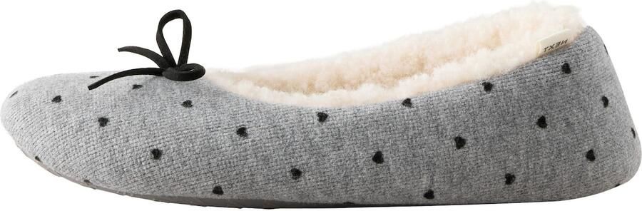 Next Huisschoenen grijs zwart