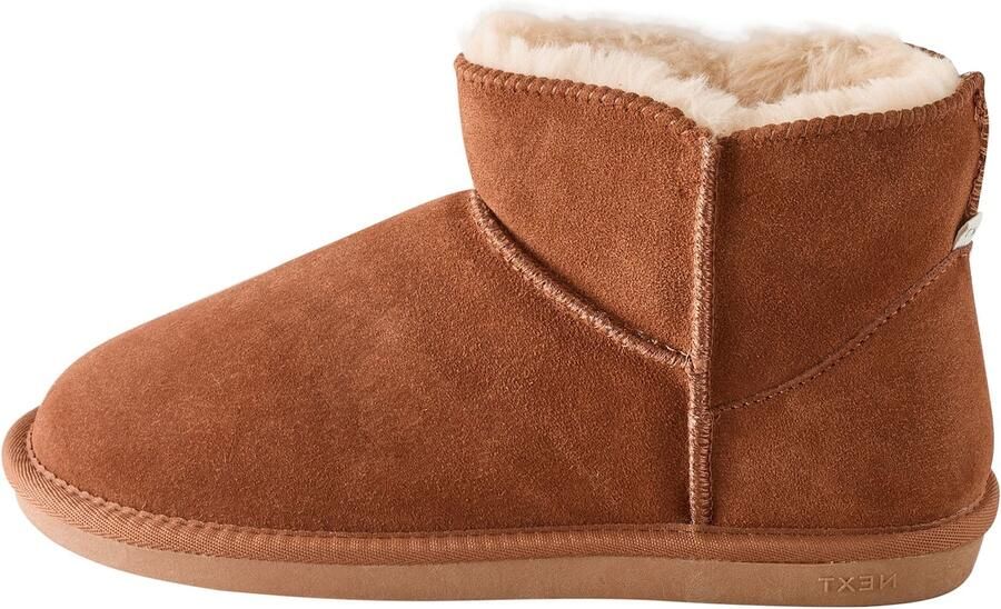Next Huisschoenen kastanjebruin
