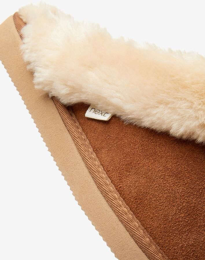 Next Huisschoenen kastanjebruin wit - Foto 2