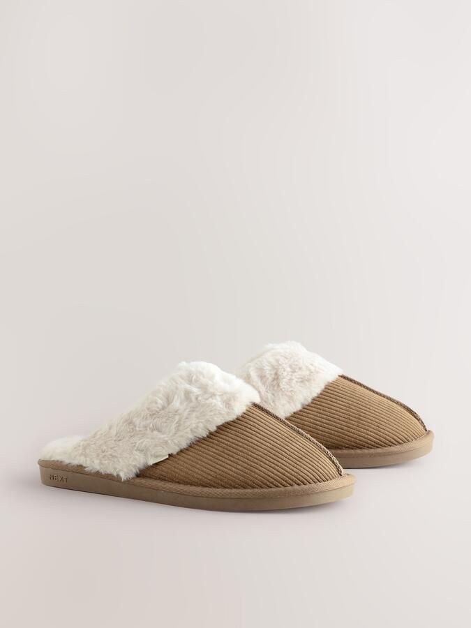 Next Huisschoenen lichtbruin wit - Foto 5