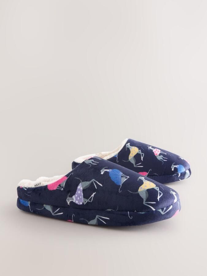 Next Huisschoenen navy lichtgeel grijs wit - Foto 3