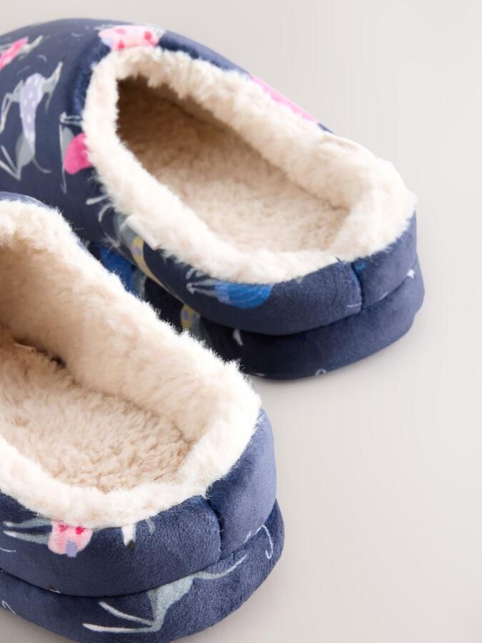 Next Huisschoenen navy lichtgeel grijs wit - Foto 6