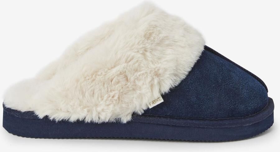Next Huisschoenen navy natuurwit - Foto 4