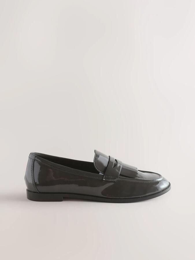 Next Dames Forever Comfort loafers met franjes Grijs - Foto 2