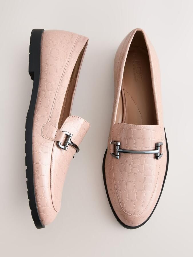 Next Dames Forever Comfort instappers met rand en hardware Roze - Foto 4