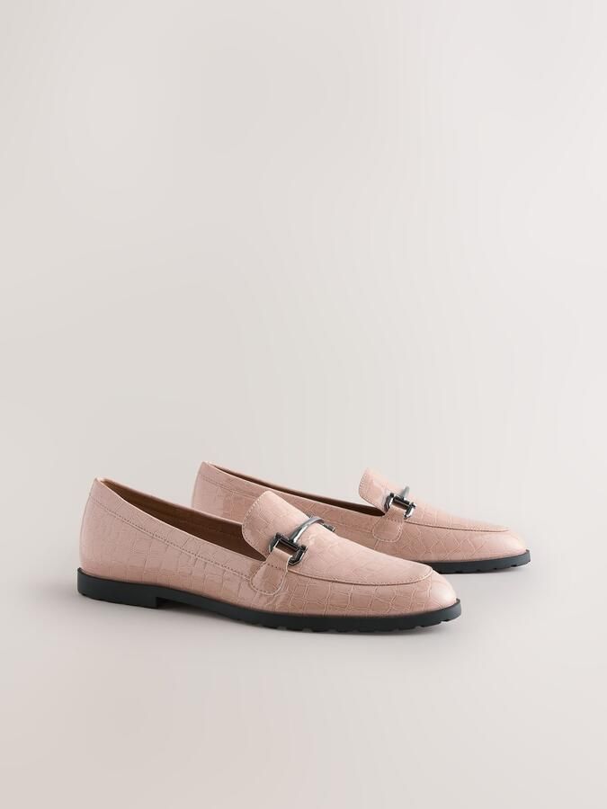 Next Dames Forever Comfort instappers met rand en hardware Roze - Foto 3
