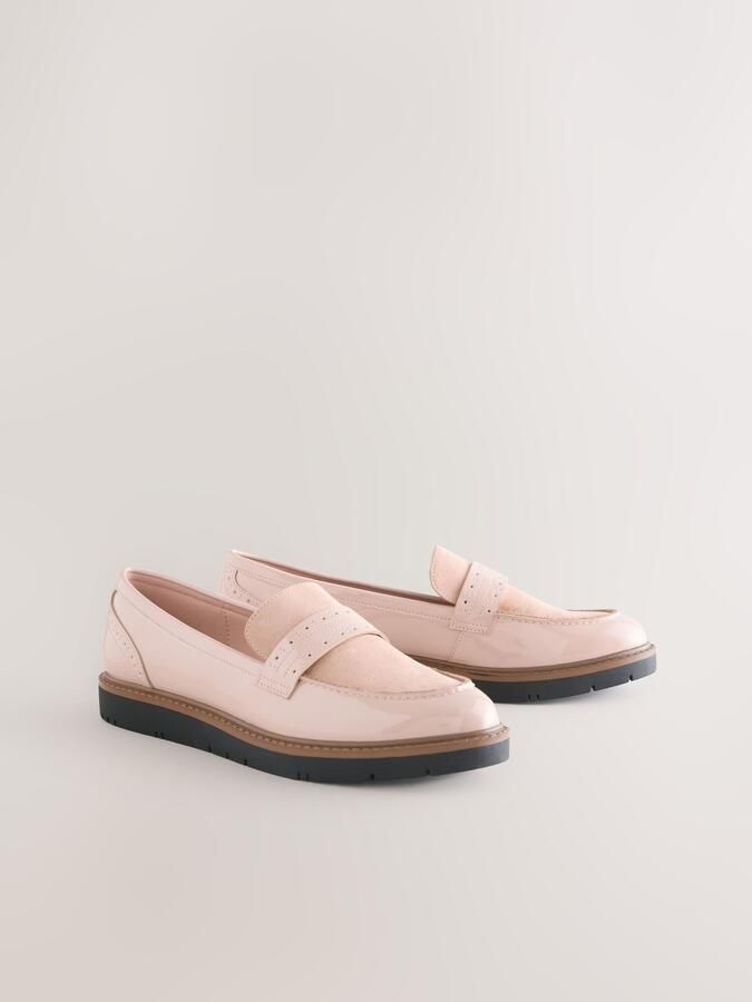 Next Dames Forever Comfort brogue-instapschoenen Huidkleur - Foto 3