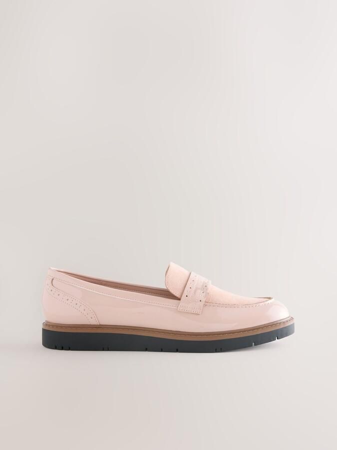 Next Dames Forever Comfort brogue-instapschoenen Huidkleur - Foto 4