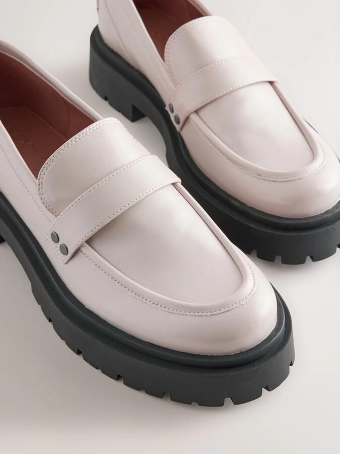 Next Dames Forever Comfort loafers met dikke zool Crème - Foto 2