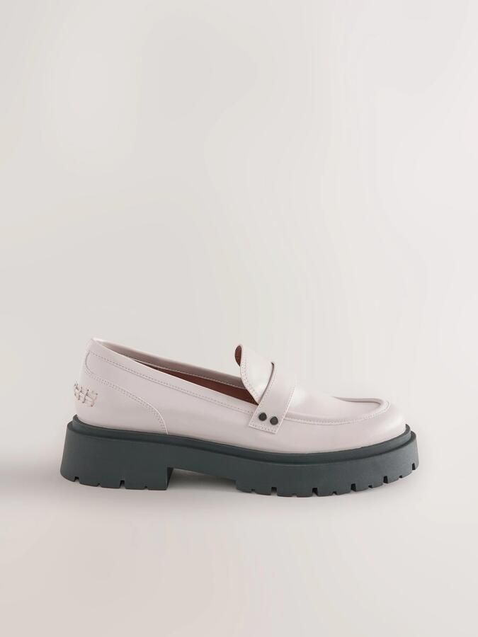 Next Dames Forever Comfort loafers met dikke zool Crème - Foto 5