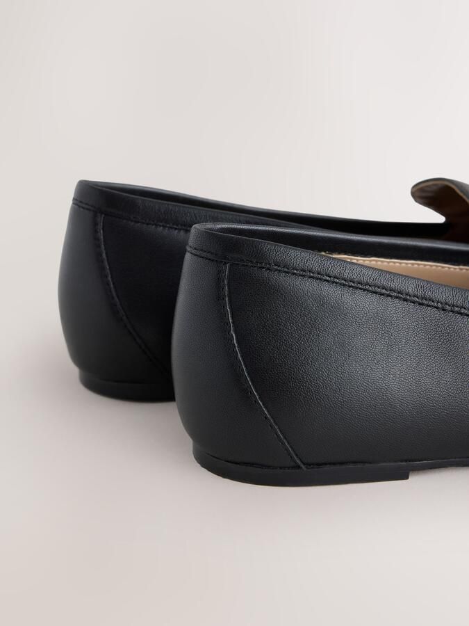 Next Dames Forever Comfort lerern leafers met puntneus Zwart - Foto 6
