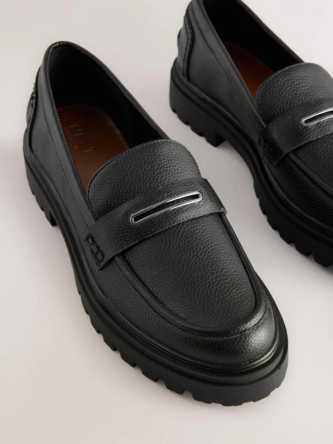 Next Dames Forever Comfort loafers met stevige zool Dierenprint - Foto 3