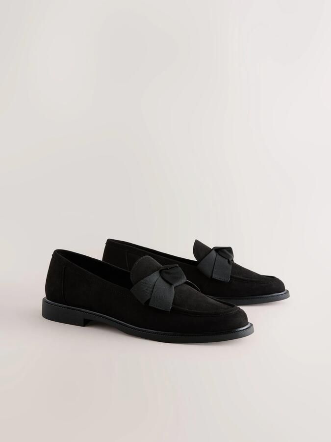 Next Dames Forever Comfort instapschoenen met strik Zwart - Foto 3