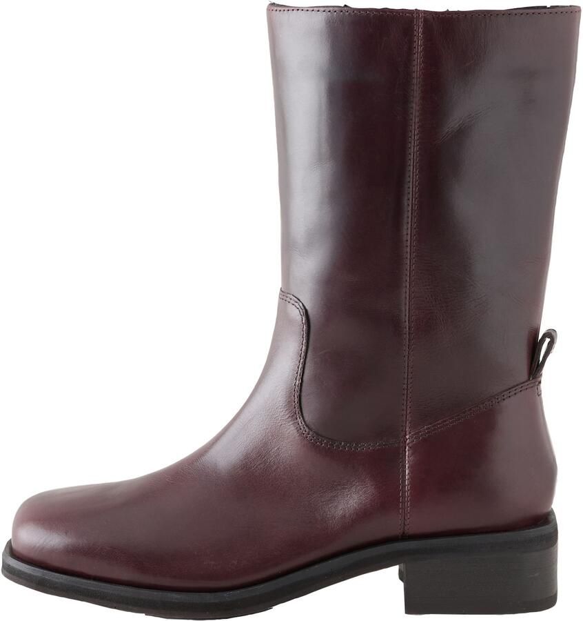 Next Dames Forever Comfort Gaucho midi-leren instaplaarzen Rood