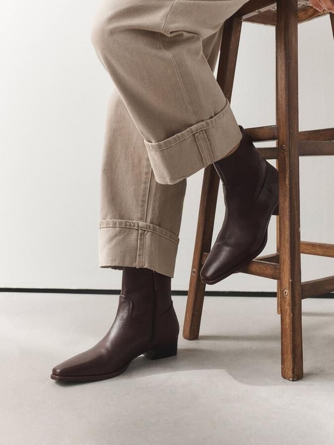 Next Dames Forever Comfort cowboy-enkellaarzen Bruin - Foto 3