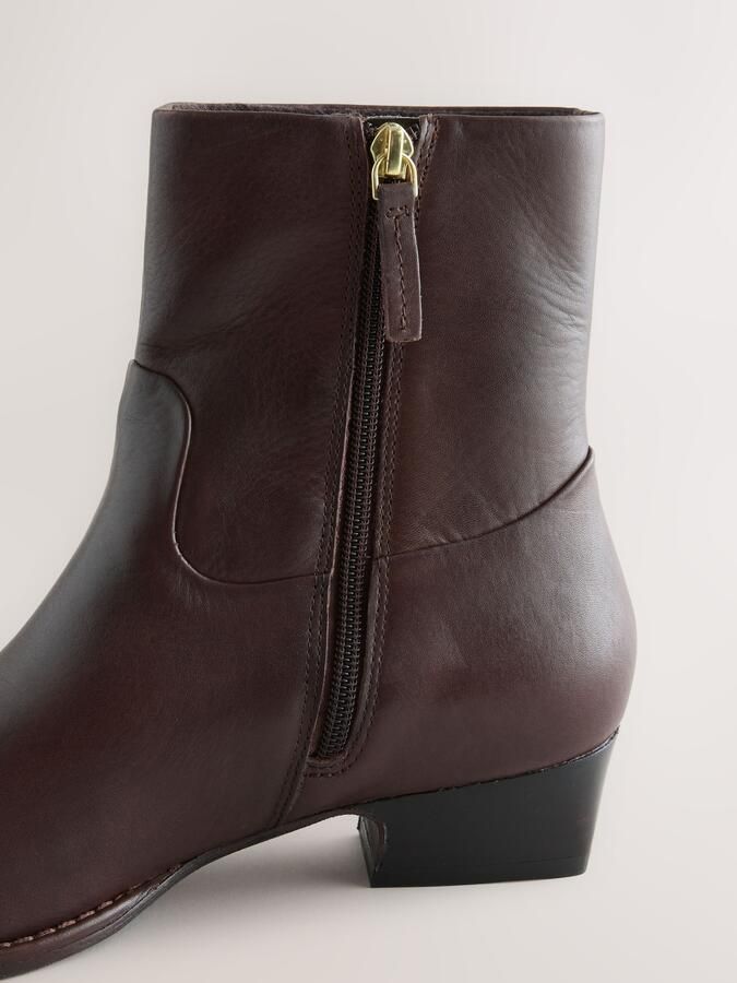 Next Dames Forever Comfort cowboy-enkellaarzen Bruin - Foto 6