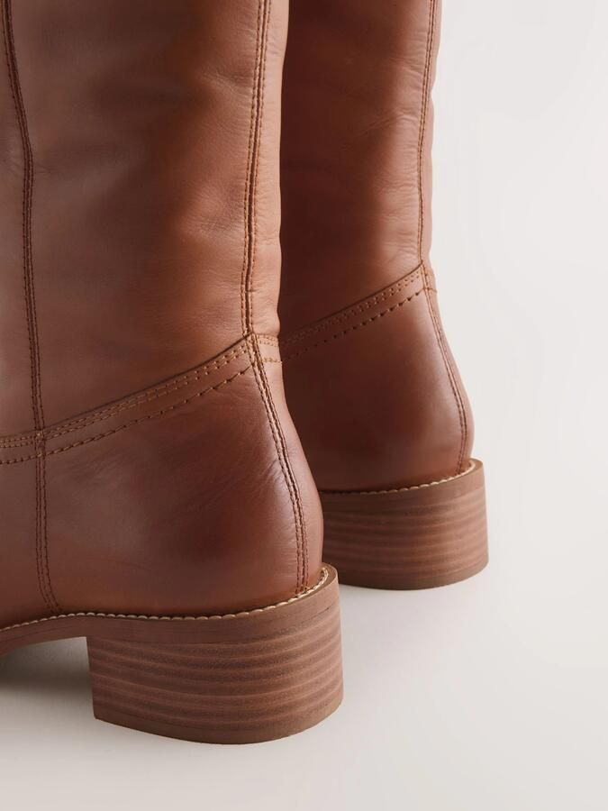 Next Dames Forever Comfort knielaarzen instapmodel Bruin - Foto 6