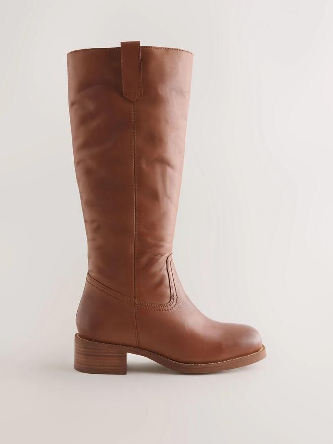 Next Dames Forever Comfort knielaarzen instapmodel Bruin - Foto 1