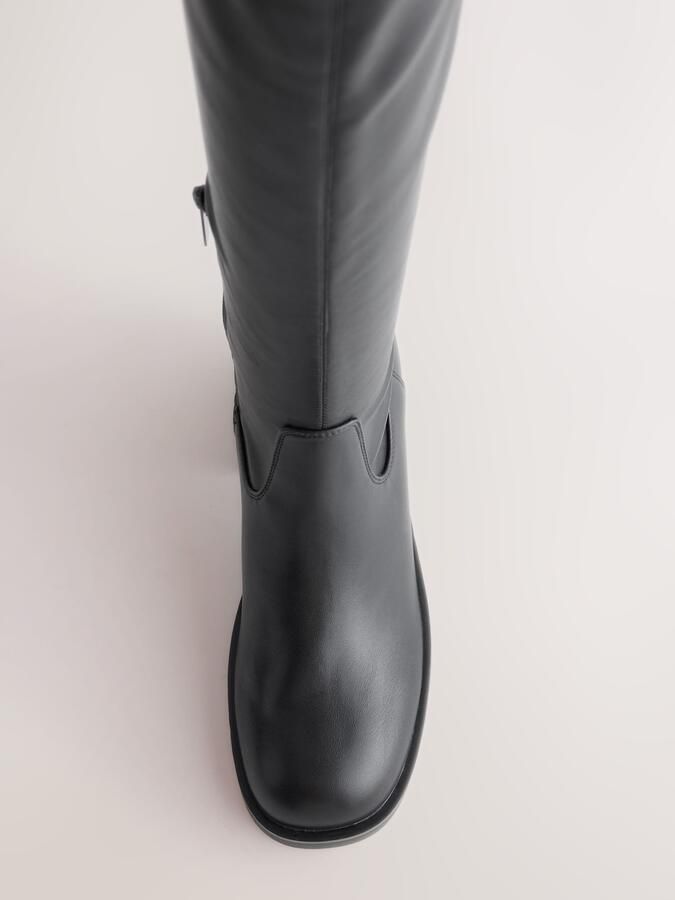 Next Dames Forever Comfort hoge soklaarzen met dikke zool Zwart - Foto 4