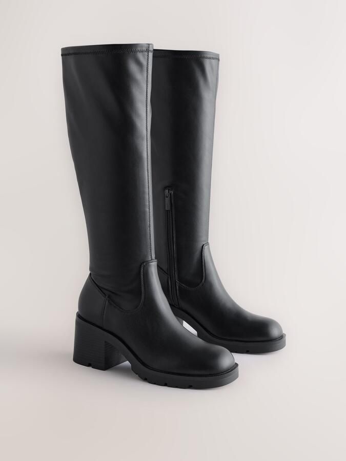 Next Dames Forever Comfort hoge soklaarzen met dikke zool Zwart - Foto 5