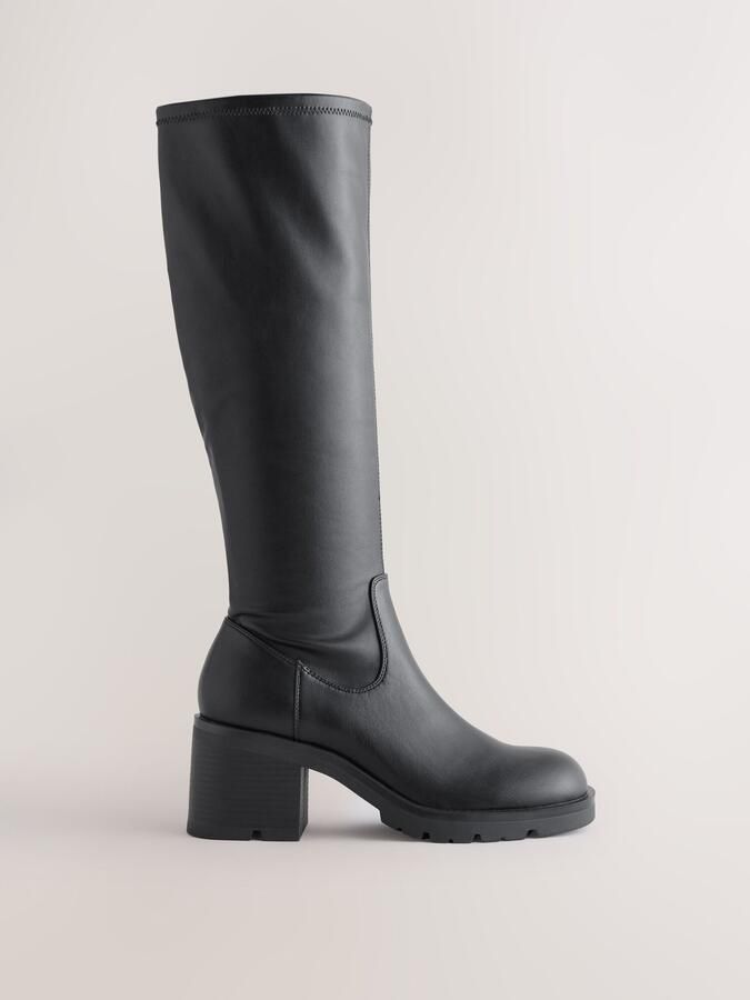 Next Dames Forever Comfort hoge soklaarzen met dikke zool Zwart - Foto 6