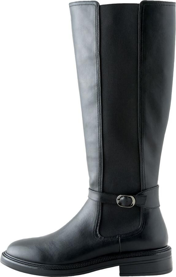 Next Dames Forever Comfort ruiterlaarzen met gespdetail Zwart - Foto 2