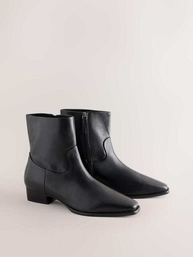 Next Dames Forever Comfort cowboy-enkellaarzen Zwart - Foto 6