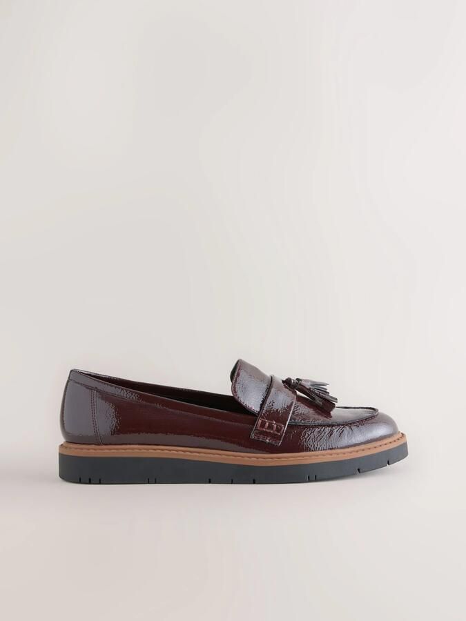 Next Dames Forever Comfort loafers met dikke zool Rood - Foto 4