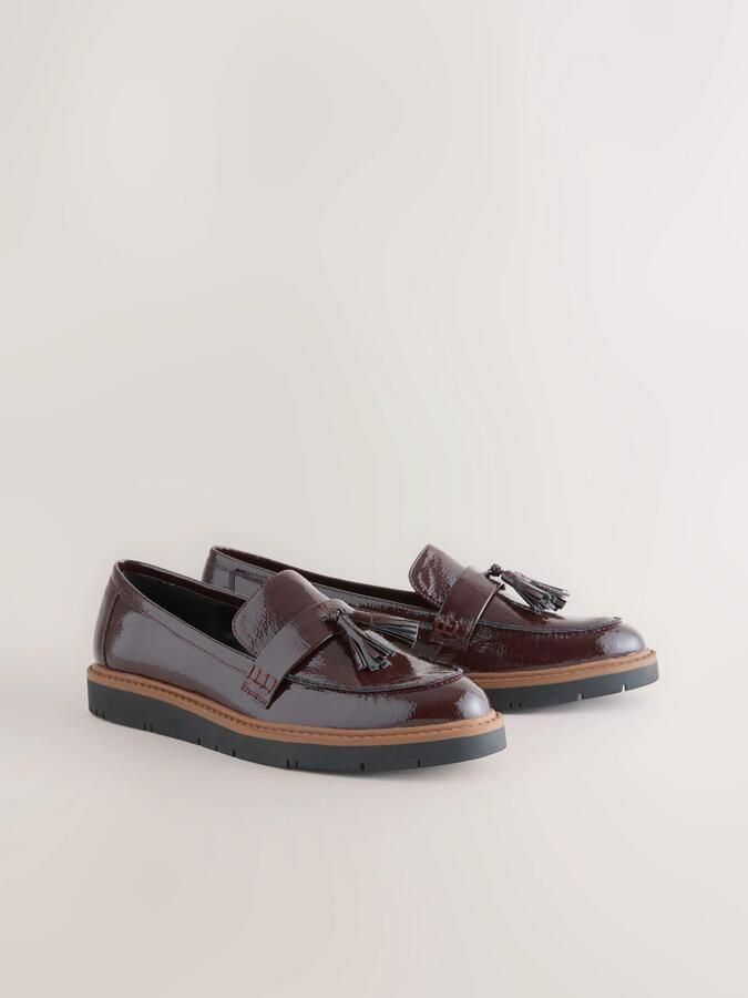 Next Dames Forever Comfort loafers met dikke zool Rood - Foto 5