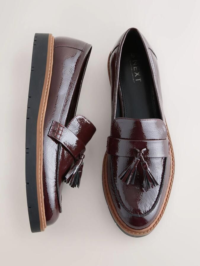 Next Dames Forever Comfort loafers met dikke zool Rood - Foto 6