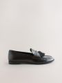 Next Dames Forever Comfort loafers met kwastjes Bruin - Chocoladebruin