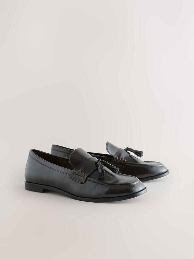 Next Dames Forever Comfort loafers met kwastjes Bruin - Foto 5