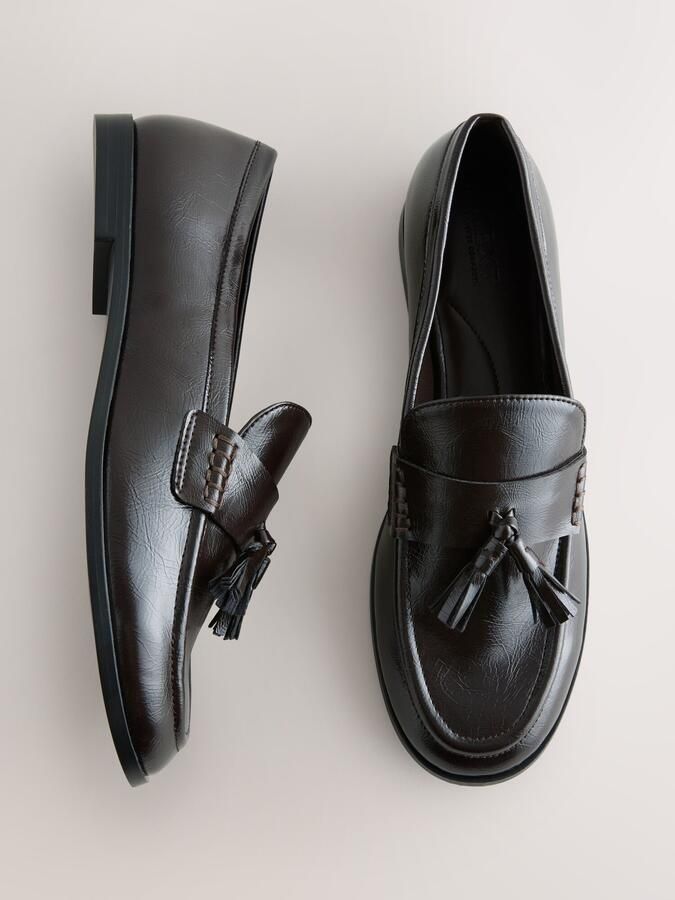 Next Dames Forever Comfort loafers met kwastjes Bruin - Foto 6