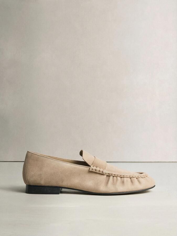 Next Dames N. Premium loafers met ronde neus en franjes Bruin - Foto 2